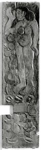 Carved vertical panel from the door frame of Gauguin
